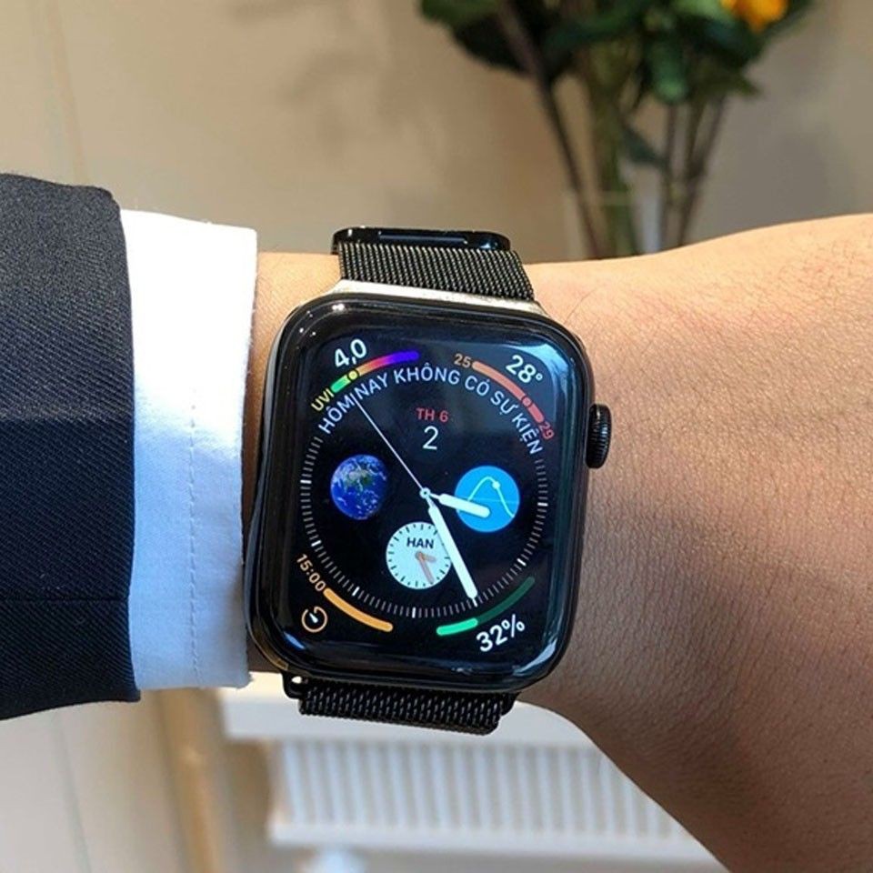 ĐỒNG HỒ APPLE WATCH SERIES 4 Thép 40mm và 44mm LTE chạy ESIM mới 99% bảo hành 12 tháng LỖI LA ĐỔI tại Xoăn Store