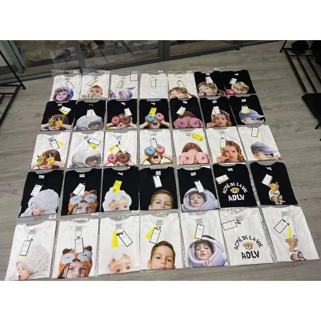 Áo thun ADLV Màu Đen Mẫu Hot 1-20 - Cotton 2c 100%  - Full Tag Bọc - Hình Thật Shop Chụp - Hoàng Hớn Hở