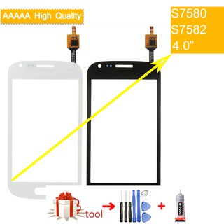 Dành Cho Samsung Galaxy Trend Plus GT-S7580 GT-S7582 S7580 S7582 DUOS Cảm Biến Màn Hình Cảm Biến Số Hóa Mặt Trước Kính