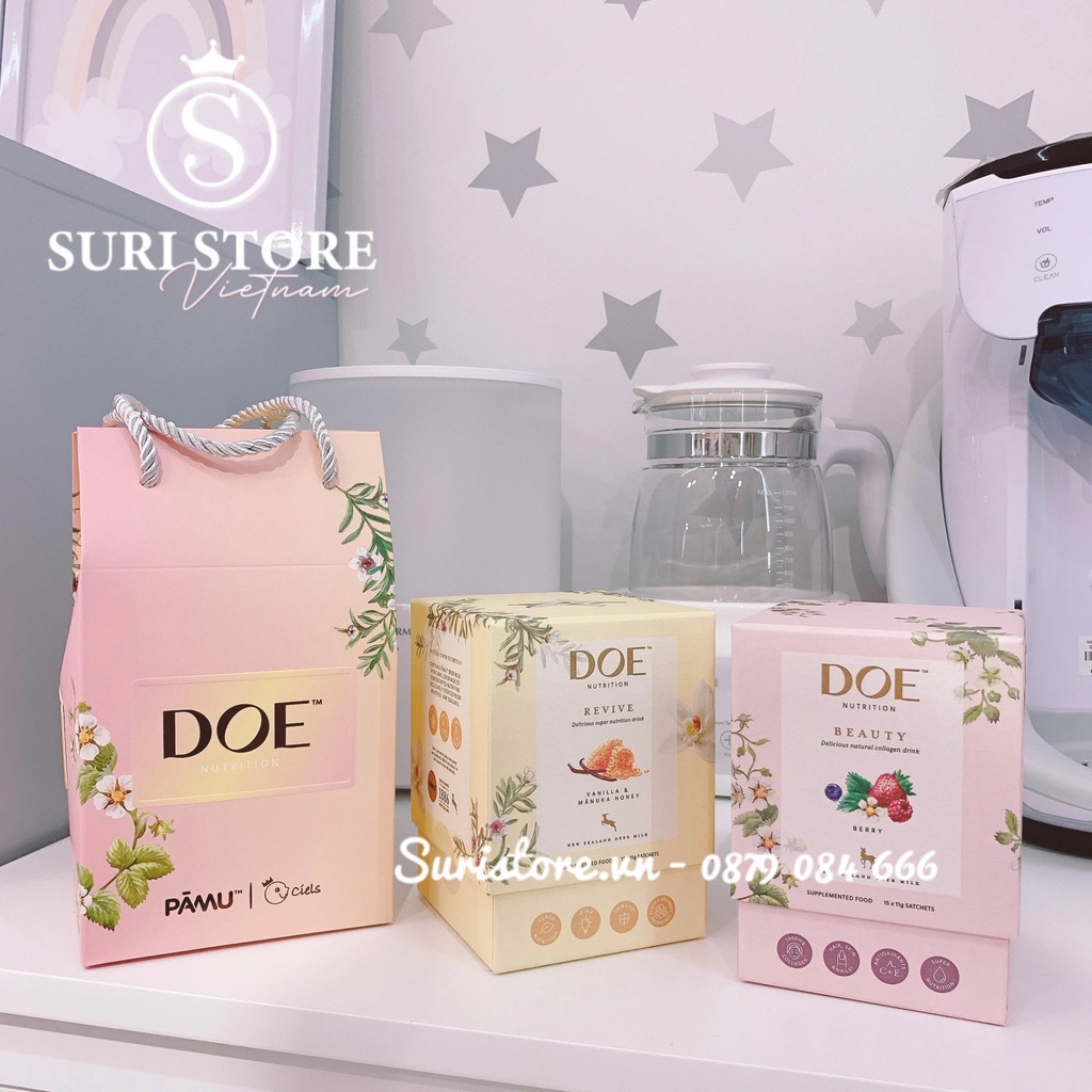 ￼Bộ sản phẩm sữa hươu Pamu DOE Nutrition