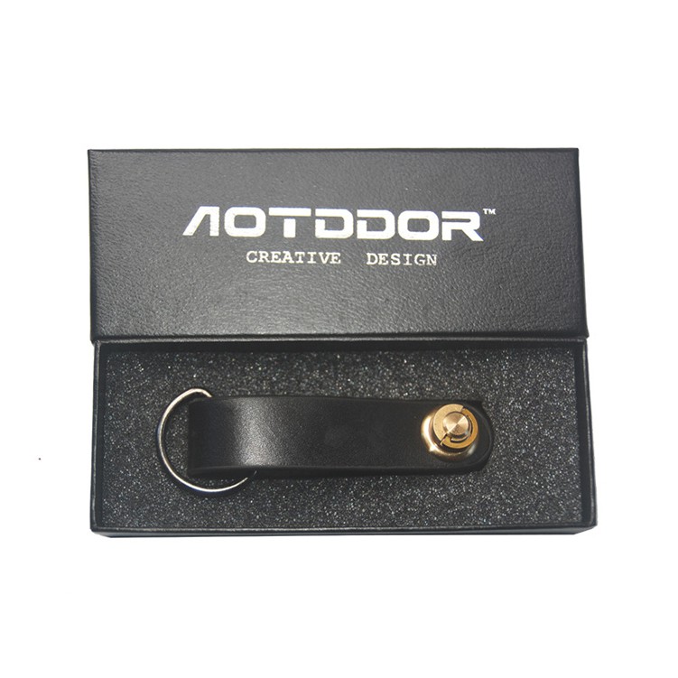 Móc chìa khóa đa năng thông minh từ da AOTDDOR  Leather Key Smart móc khóa thông minh siêu gọn Chammart