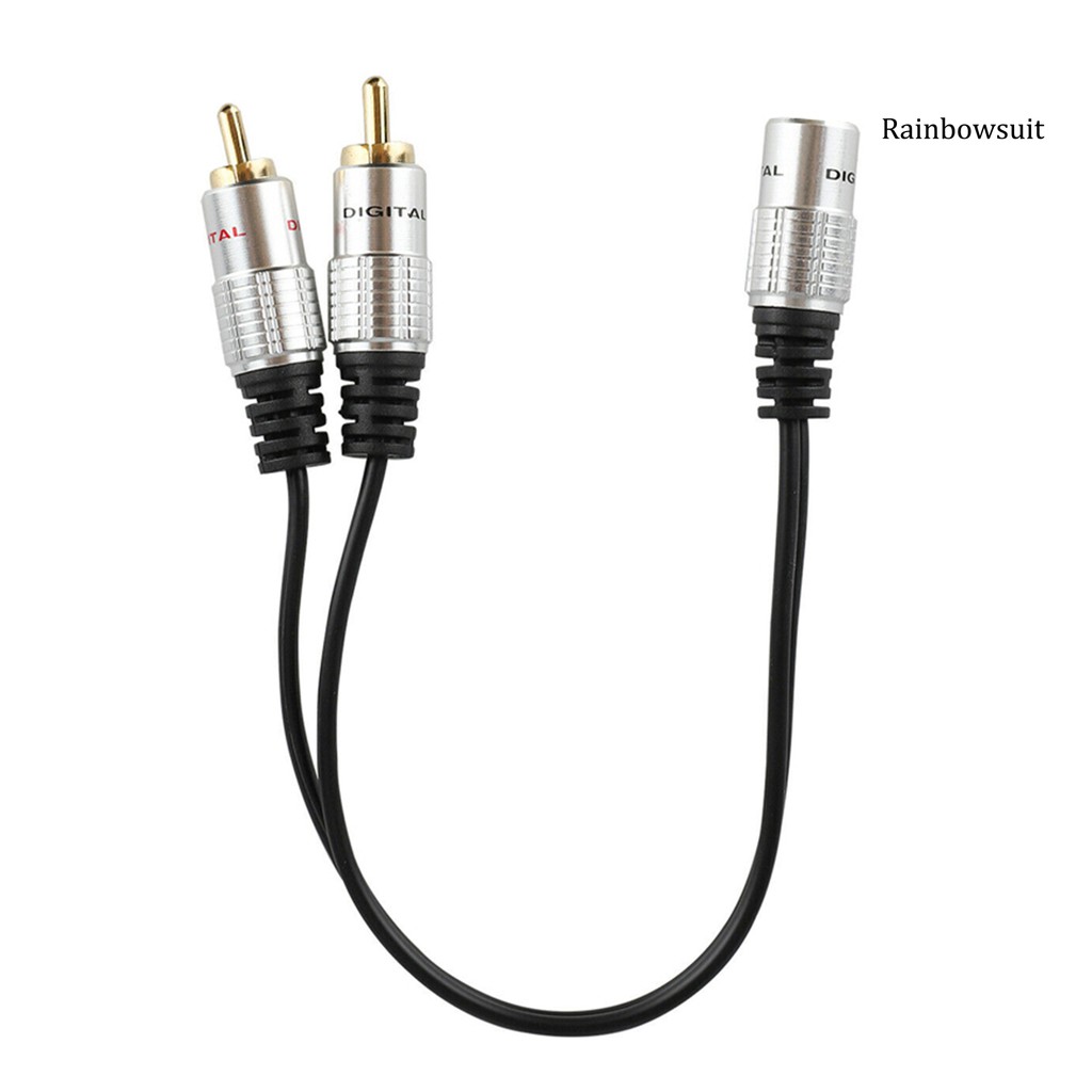 Cáp Chuyển Đổi Âm Thanh Rb-2 Rca Sang 3.5mm