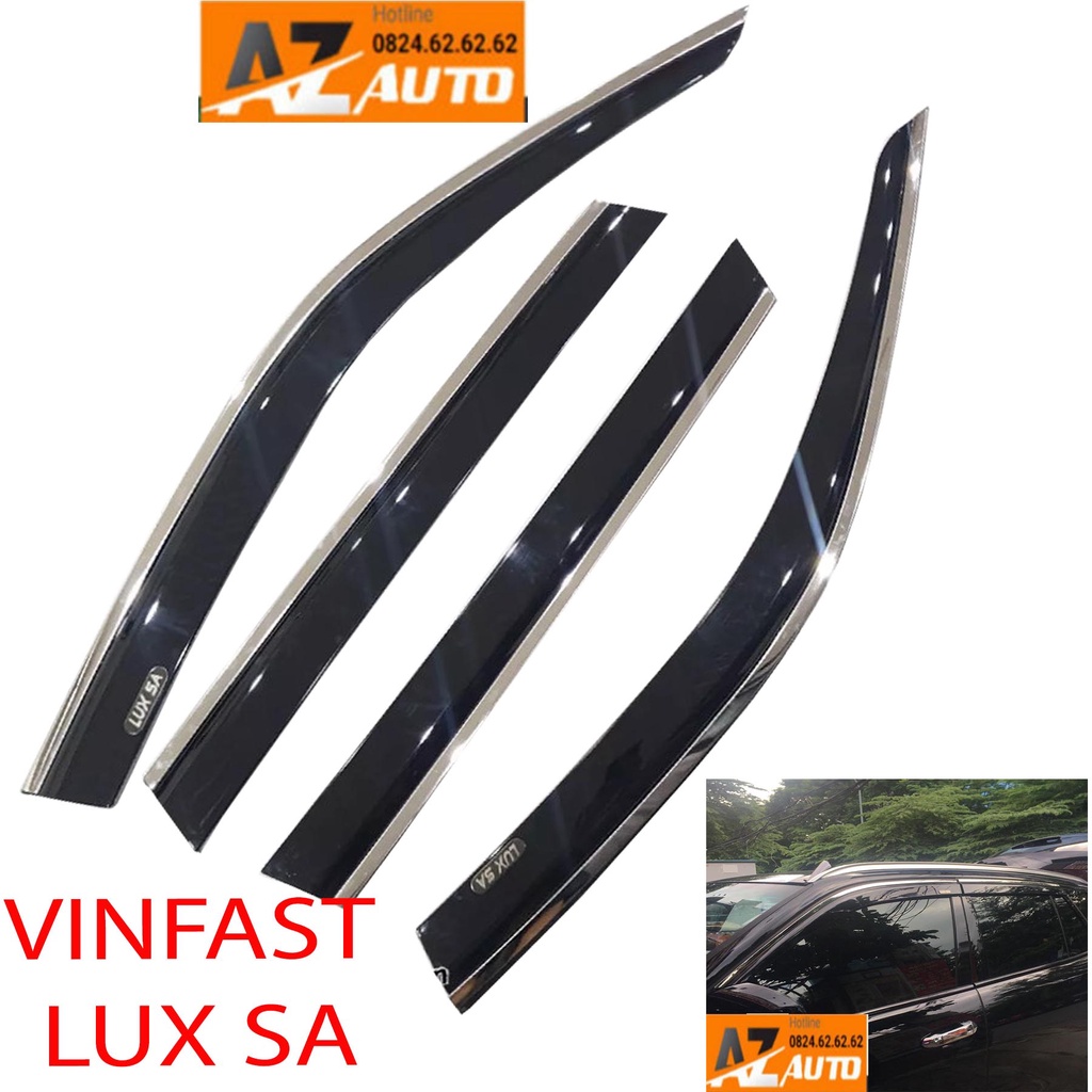 Vè che mưa Vinfast Lux SA , chỉ innox cao cấp