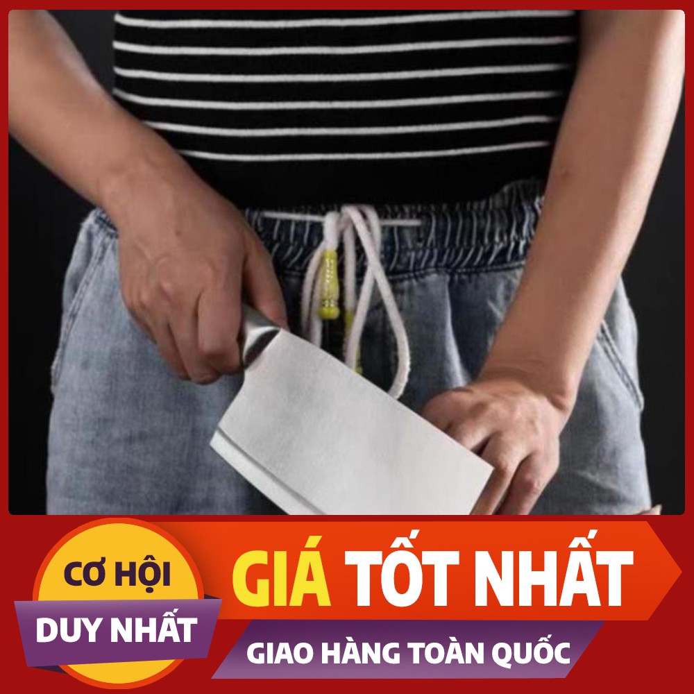 Bộ Dao Nhật 6 Món Inox Nhà Bếp Nguyên Khối Cao Cấp Kèm Khay Đựng