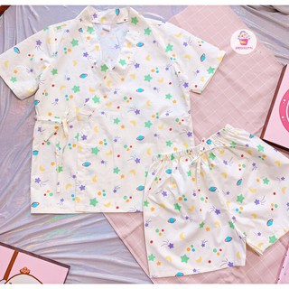 ĐỒ BỘ MẶC NHÀ KIỂU YUKATA CỘT DÂY