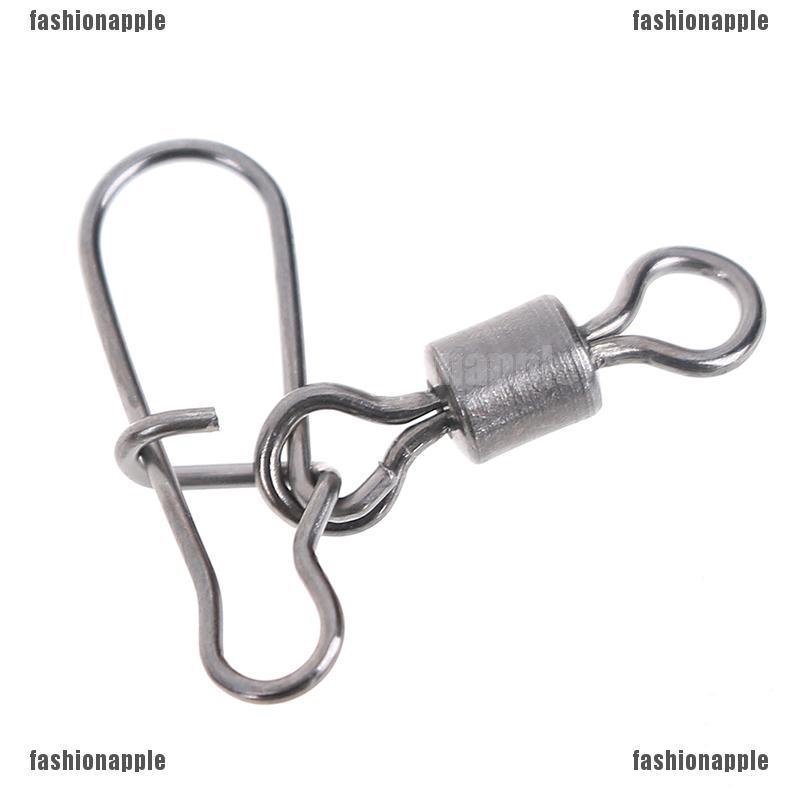 ❀❀ Fad Set 200 Móc Nối Mồi Câu Cá Xoay Được Bằng Thép Không Gỉ