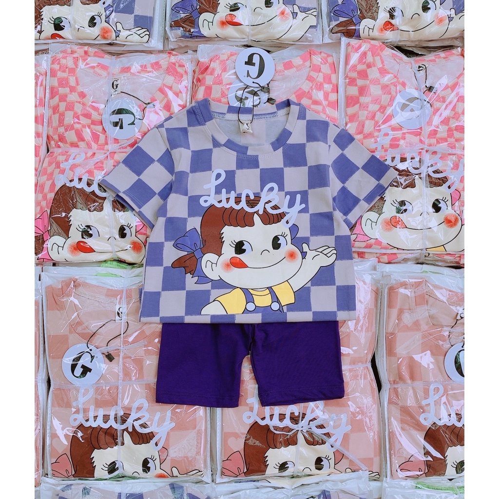 Lyvyshop - (Hàng đẹp) Bộ quần áo bé gái siêu dễ thương từ 09-28kg