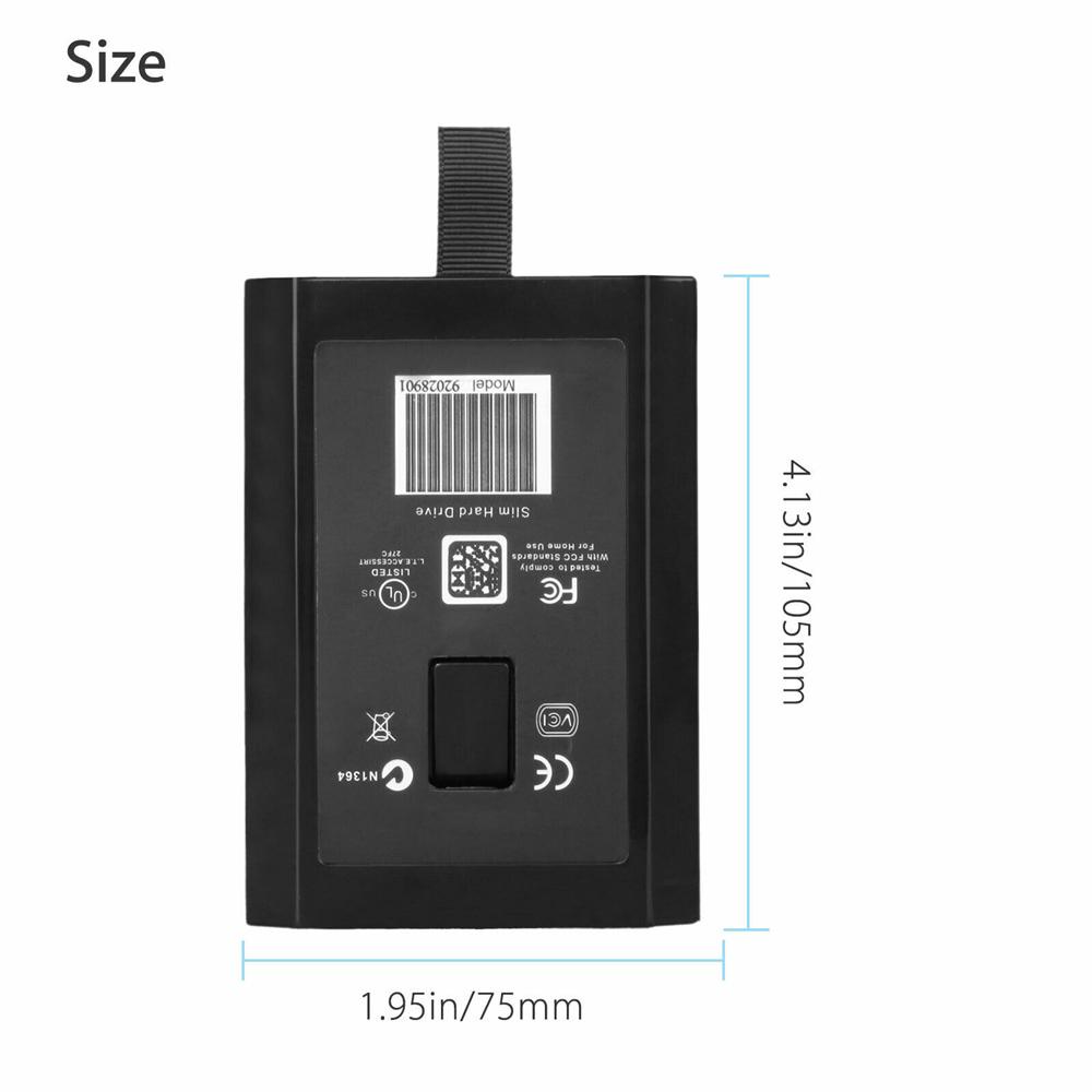 Vỏ Ổ Cứng Thay Thế AUGUSTINE Cho Xbox 360 Slim Xbox 360 HDD Ốp