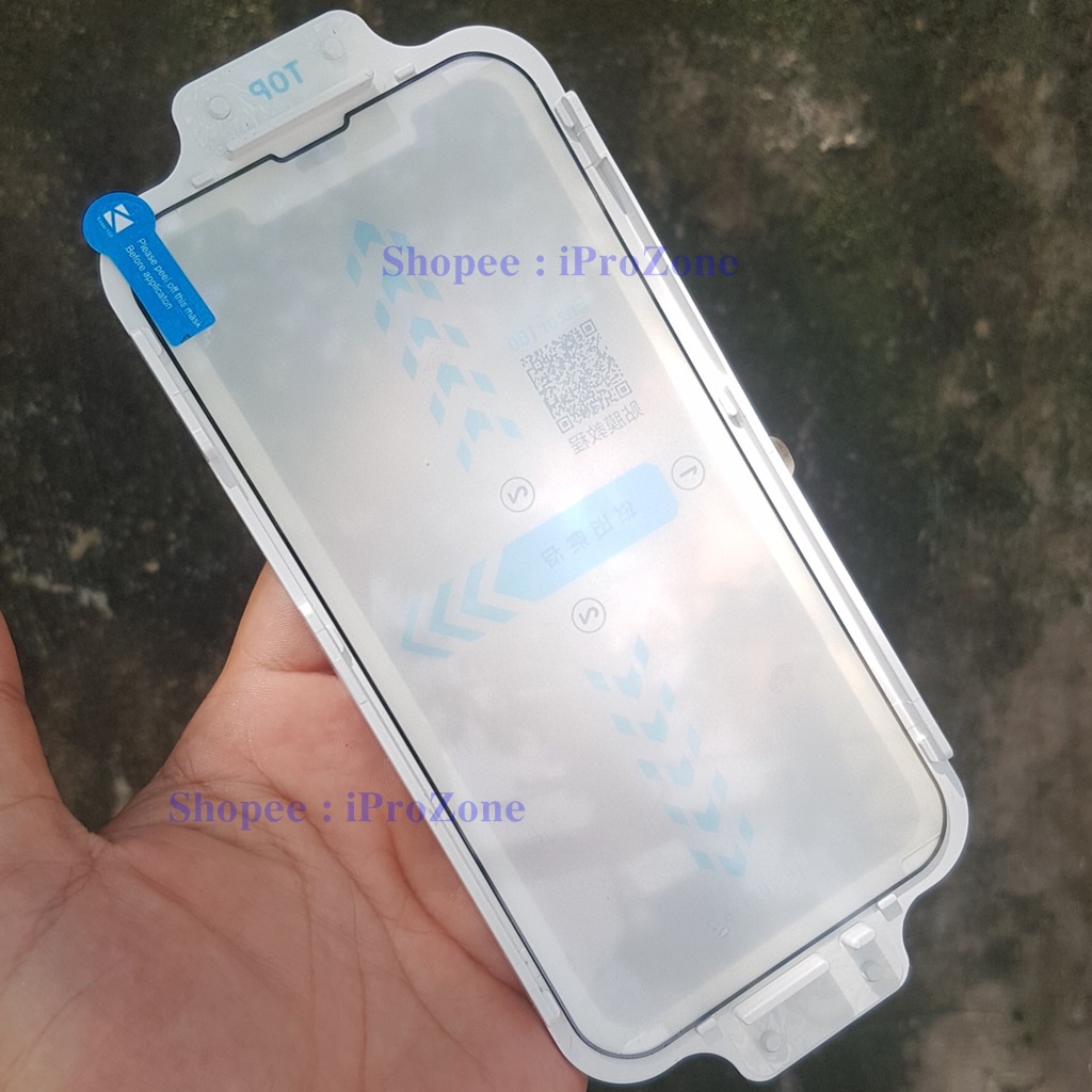 Kính cường lực dán tại nhà cho IP 13 , IP 13 Pro Max Chính hãng Kuzoom 9D cao cấp trong suốt