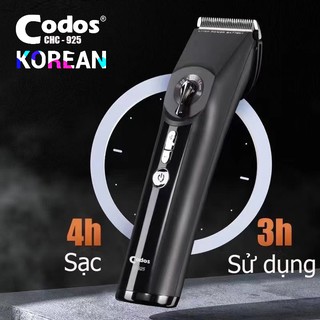 Tông đơ cắt tóc Codos 925 lưỡi sứ sắc bén máy êm khỏe.