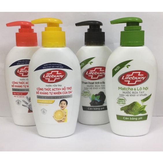 Nước rửa tay Lifebuoy chai 180g