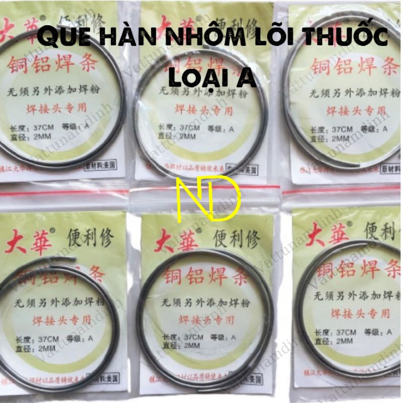 Que hàn nhôm nhẹ lửa hàn dàn lạnh tủ lạnh-điều hòa-két nước ôtô