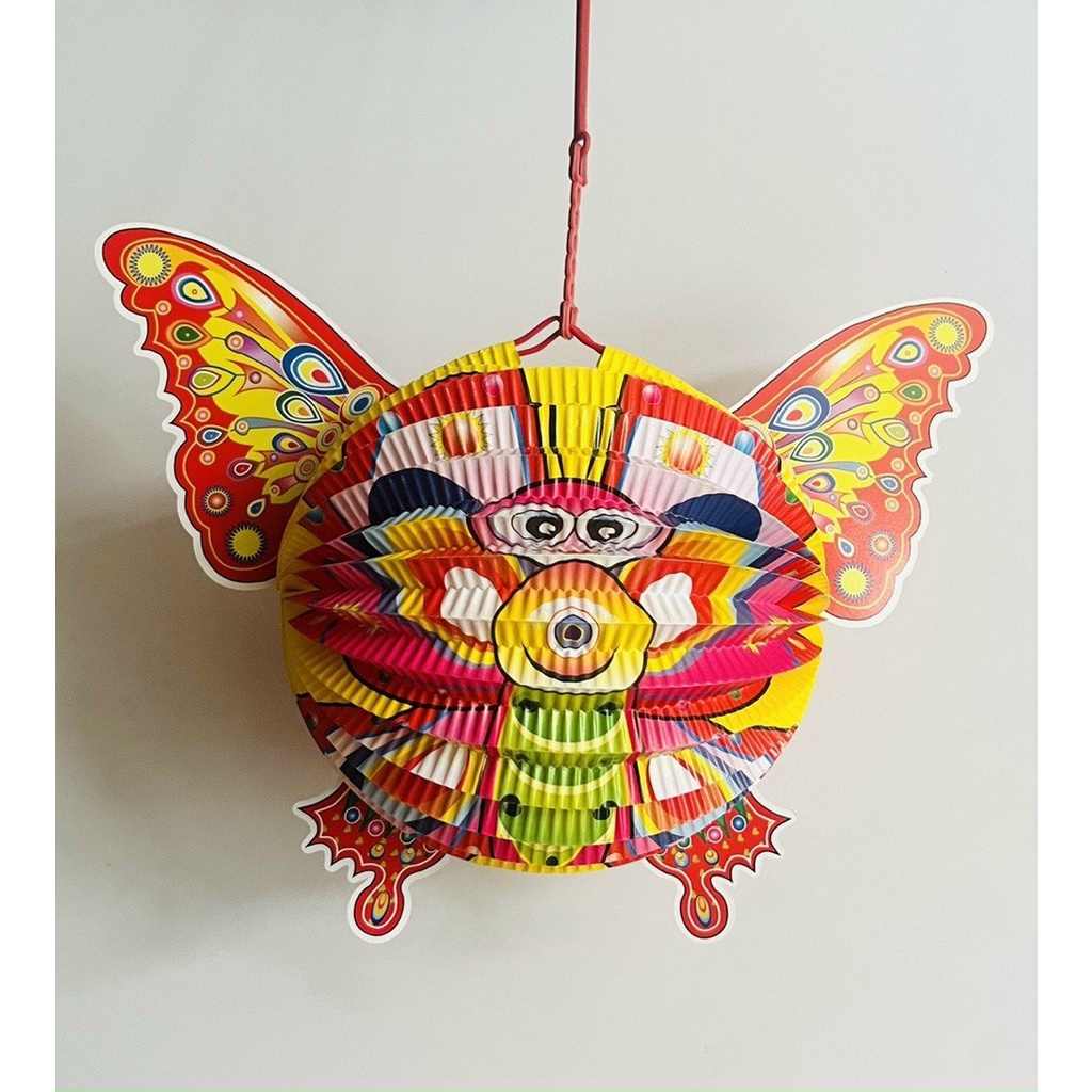 Đèn lồng trung thu hình thú xếp giấy khung thép chắc chắn, đẹp