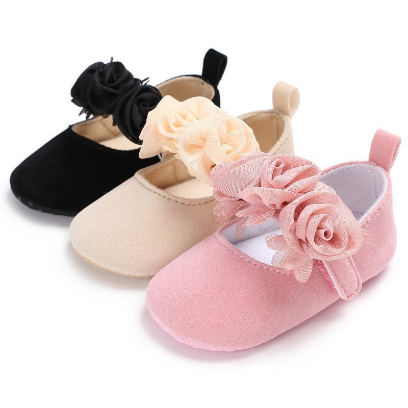 Giày tập đi dễ thương cho bé 0-18 tháng tuổi