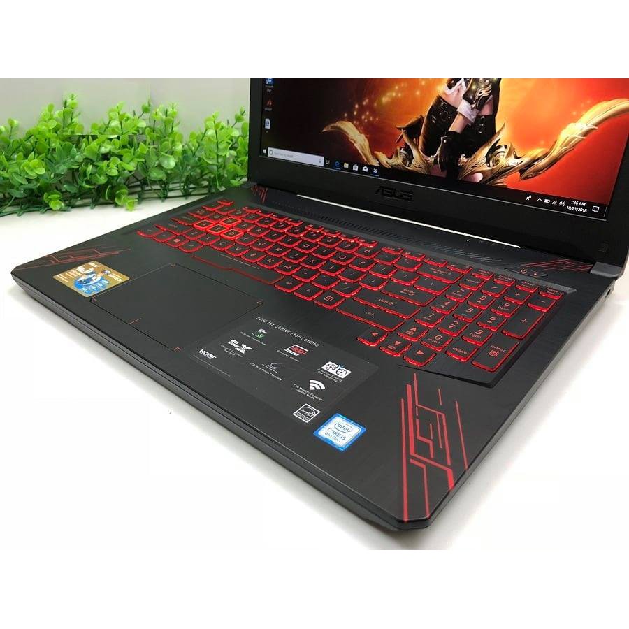 Máy Tính ASUS TUF Gaming FX504GD (Core I5-8300H 8CPU, Ram 8GB, SSD 128GB + 1TB, VGA GeForce GTX 1050)