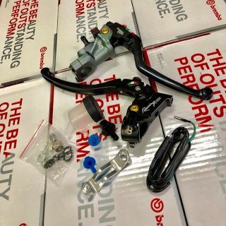 Trọn bộ cặp tay thắng - tay côn Brembo RCS19 đầy đủ phụ kiện chân kính