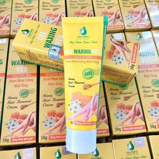 CÓ SẴN - Kem wax lông mật ong tại nhà, gel waxing veo ngân bình chính hãng