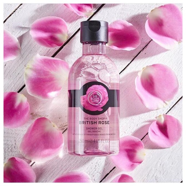 Sữa tắm gel British Rose - The Body Shop 250ml - 290k