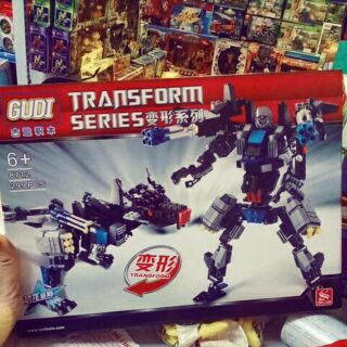 Lego transformers.299 khối. Chó robot.