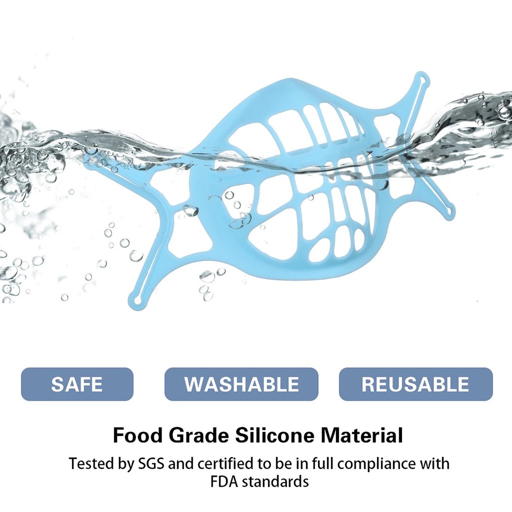 Miếng Đệm Hỗ Trợ Đeo Khẩu Trang Chống Thấm Nước, Trang điểm, Thoáng Khí Tiện Dụng | BigBuy360 - bigbuy360.vn