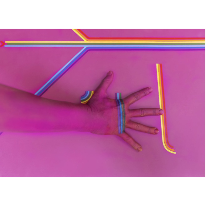 Thảm Tập Yoga Liforme Rainbow hồng bản mới nhất năm 2021 4,2mm định tuyến chống trơn Gold Love Sport