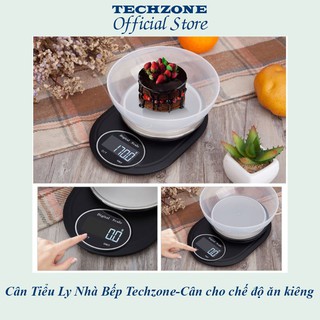 Cân Tiểu Ly Điện Tử 3kg-5kg Cao Cấp, Cân Nhà Bếp Chính Xác 99.9%, Làm Bánh, Chế Độ  Ăn Healthy - BH 12 Tháng Techzone