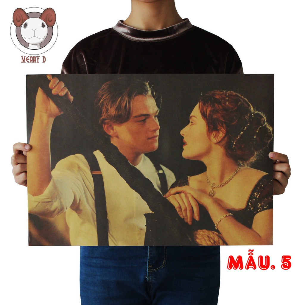 Poster 51x36cm PHIM ĐIỆN ẢNH - MARVEL - DC - IRONMAN - JOKER - TITANIC Vintage 51x35.5cm - Poster Trang Trí Vintage