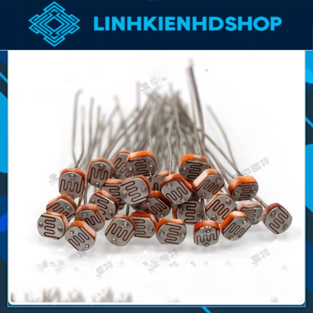 Quang trở CDS 5mm 5537 Cảm biến ánh sáng
