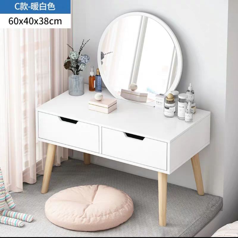 BÀN TRANG ĐIỂM NGỒI BỆT - KÈM GƯƠNG - HÀNG ODER | BigBuy360 - bigbuy360.vn