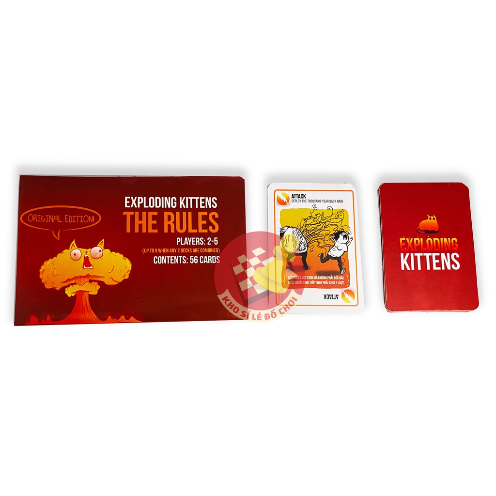 Mèo Nổ - Boardgame Exploding Kittens tiếng việt (bản cơ bản)