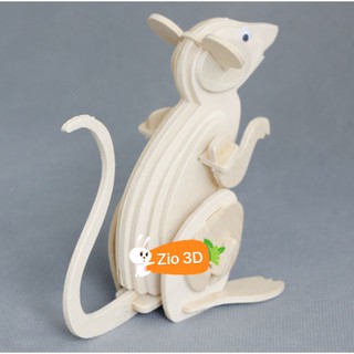 Mô hình lắp ráp gỗ 3D Con Chuột