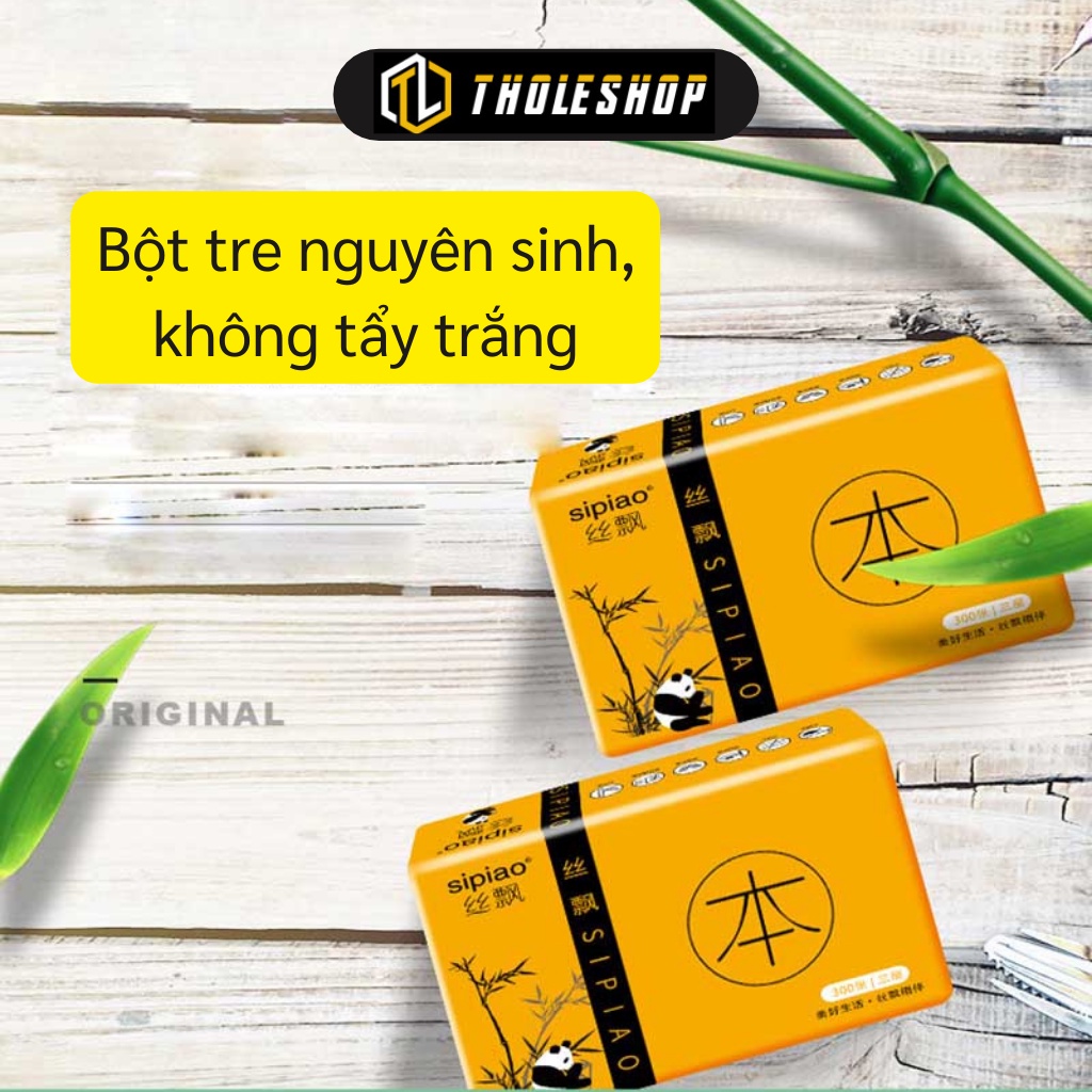 Gói Khăn Giấy Gấu Trúc Nguyên Sinh 300 Tờ Giấy 3 Lớp 10394