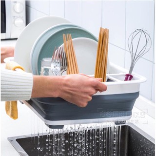 RỔ ÚP BÁT SILICON GẤP GỌN