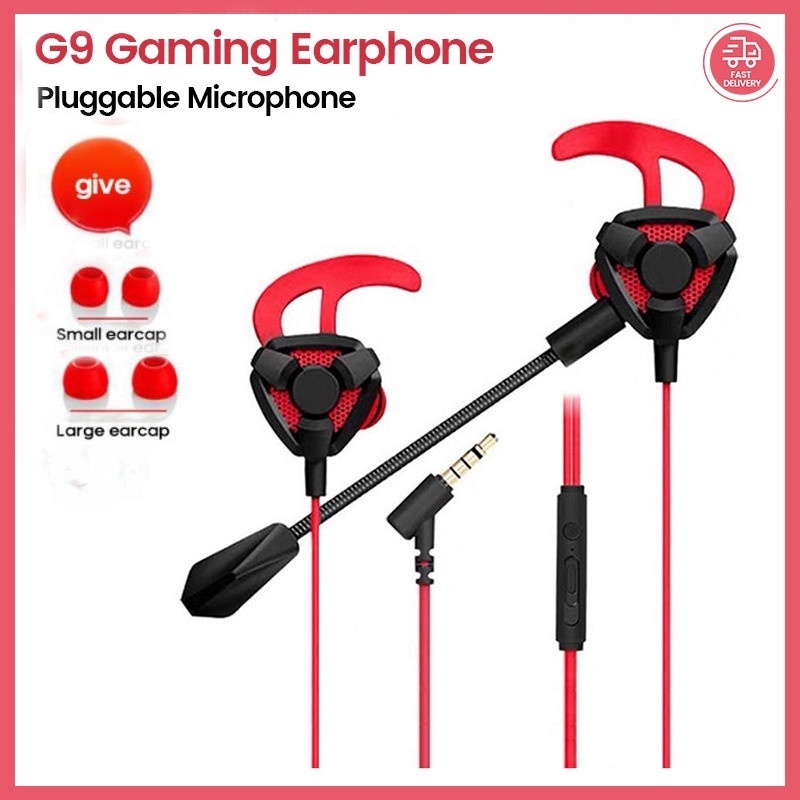 Tai Nghe Nhét Tai G9 Giắc Cắm 3.5mm Bằng Silicon TPE Có Micro Cho Máy Tính/Điện Thoại/Máy Tính