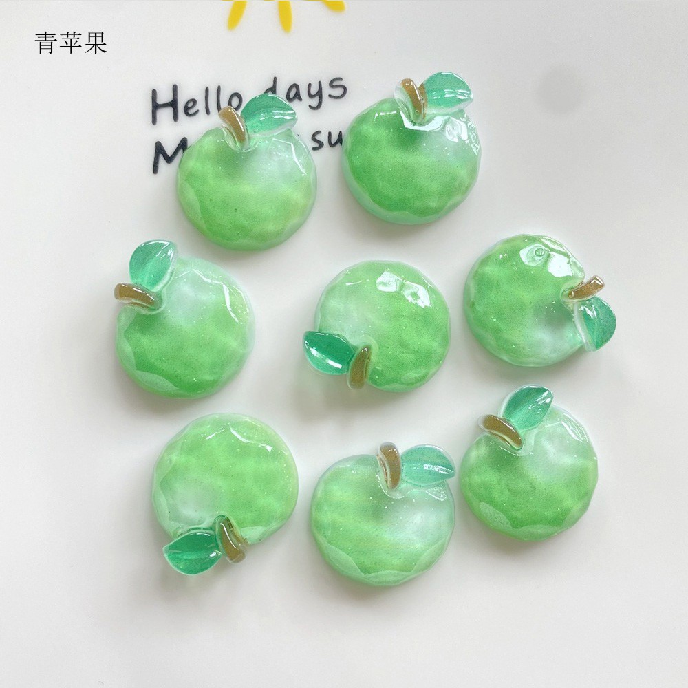 Set 10 Miếng Dán Hình Trái Cây Trang Trí Điện Thoại/Văn Phòng Phẩm DIY