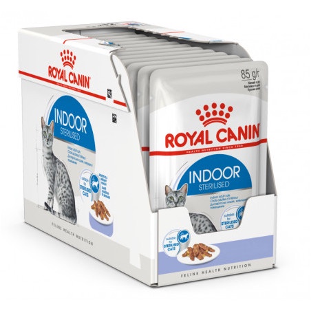 Pate cho Mèo Royal Canin Indoor Sterilised triệt sản 85g lớn trưởng thành trên 12 tháng tuổi