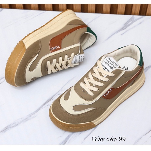 Giày nữ thể thao -  Sneakers nữ đen và nâu đế cao mẫu năng động, trẻ trung hottrend 2021 đẹp, mới , xinh xắn | BigBuy360 - bigbuy360.vn