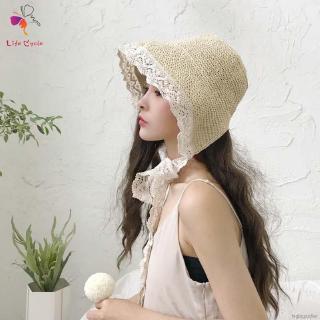Nón cối phối ren cho nữ