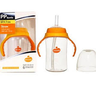 Bình ống hút wesser 260ml chất liệu PP