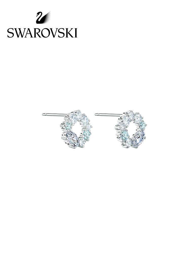 FLASH SALE 100% Swarovski Bông Tai Cá Tính Nữ ATTRACT Nhẫn thanh lịch FASHION Earrings trang sức đeo Trang sức