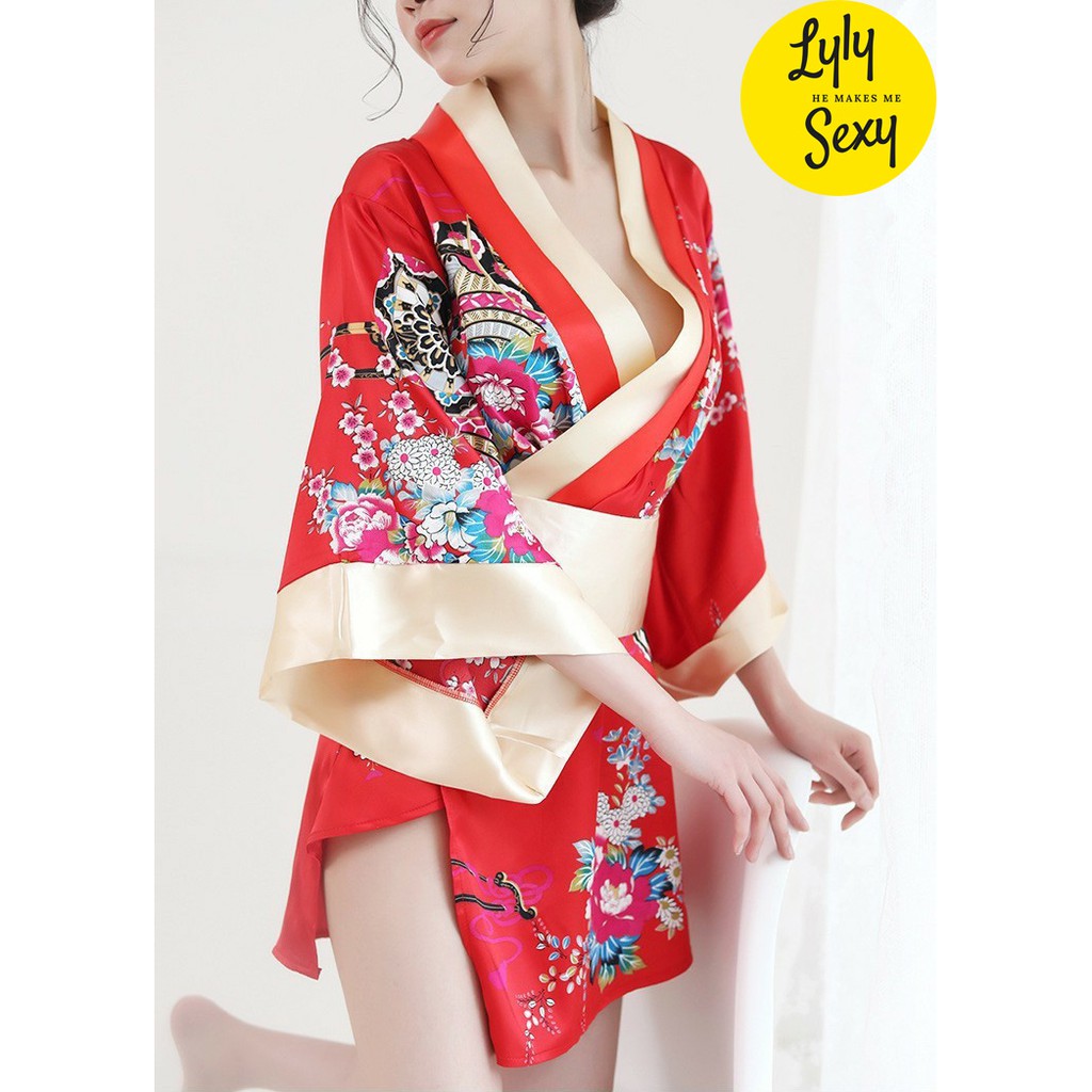 Hoàn tiền 100% nếu không đẹp :Váy ngủ kimono sexy quyến rũ trong phòng ngủ có Video thật | BigBuy360 - bigbuy360.vn