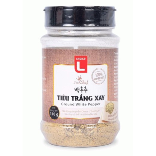 (Choice L) I'M Chef Tiêu Trắng Xay 110G