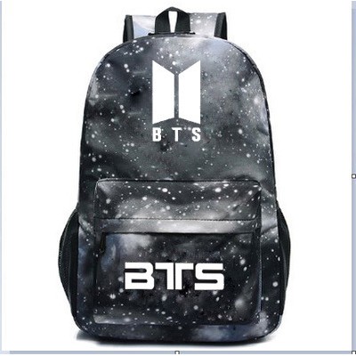 Balo galaxy BTS BLACKPINK vải canvas xịn