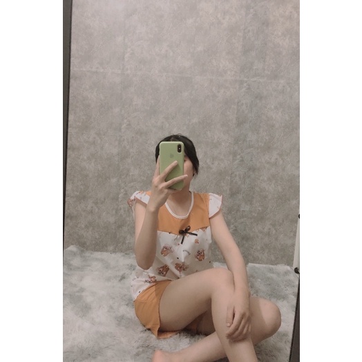 Đồ bộ mặc nhà tay ngắn - Đồ ngủ thoải mái