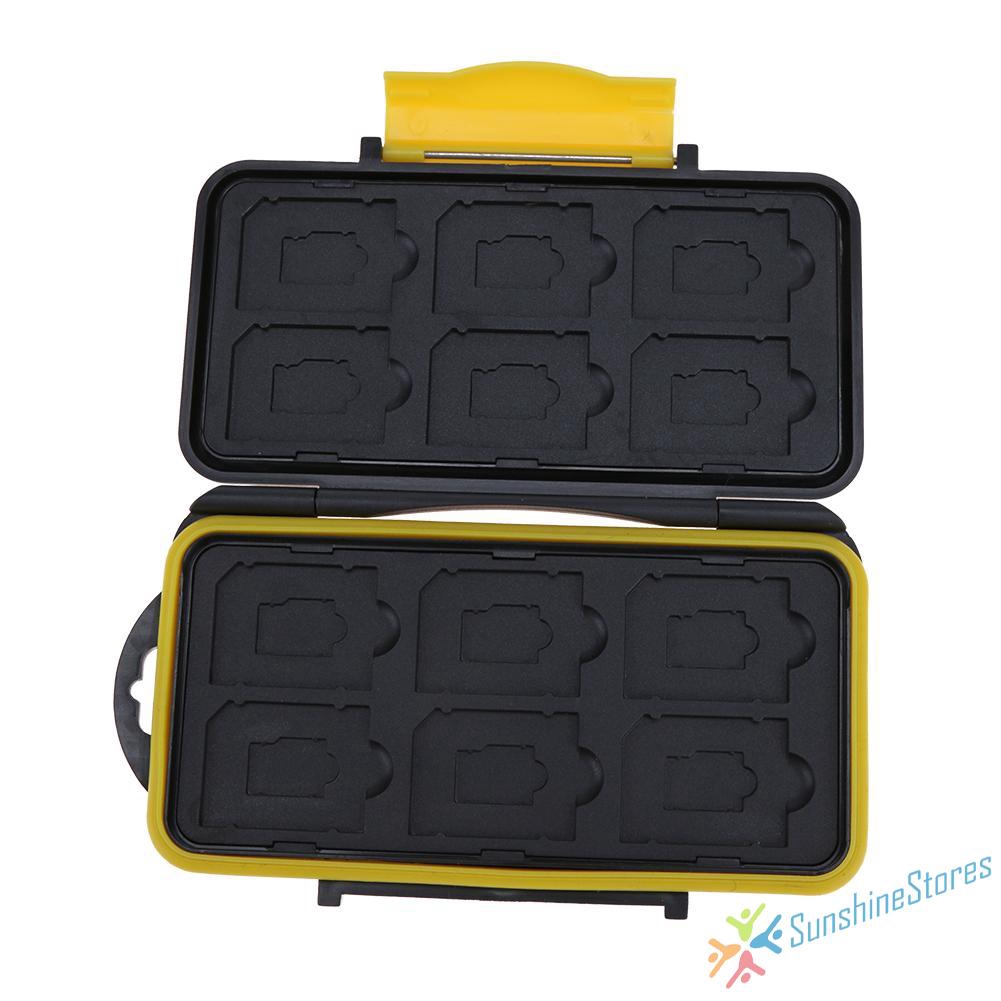 Multi-grid Waterproof Storage Saving Deposit Card Box Memory Cards Case