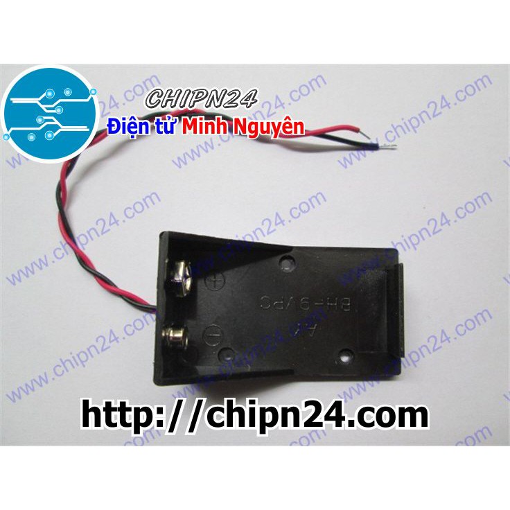 [1 VIÊN] Hộp Đế Pin 9V không nắp