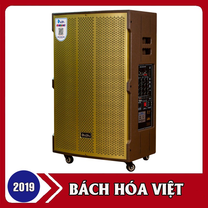 Loa Bluetooth karaoke AZ-18B AZPro [3 đường tiếng] - tặng mích hát - Dòng Loa karaoke xách tay  - Lo