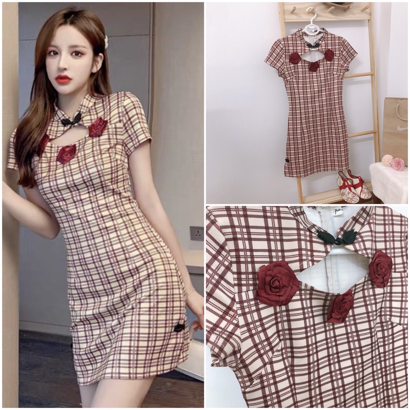 Sườn xám Thượng Hải size SM