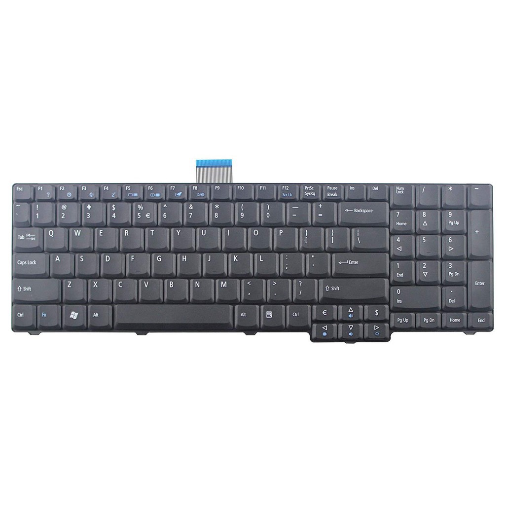 (KEYBOARD) BÀN PHÍM LAPTOP ACER 7730 (CÁP DÀI) dùng cho Aspire 5235 5335 5535 5635 6530 7000 7100 7220 7320 7400 7520