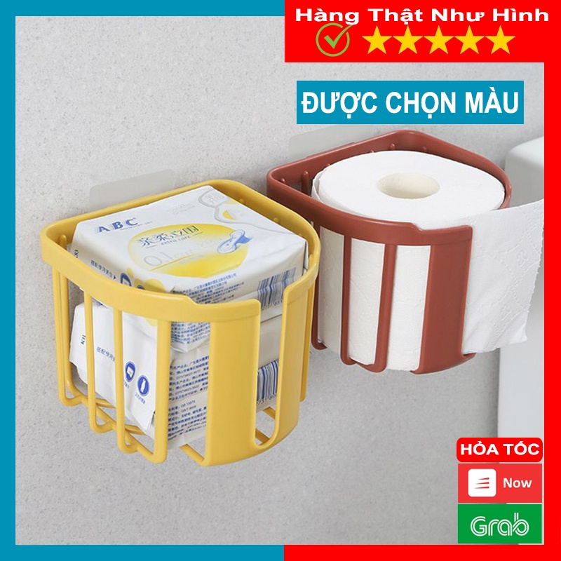 Giỏ Đựng Cuộn Giấy Vệ Sinh, Khay Kệ Đựng Đồ Nhà Tắm, Nhà Vệ Sinh Dán Tường - MTDDT